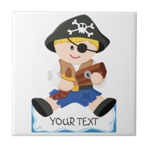 Cute little pirate tile