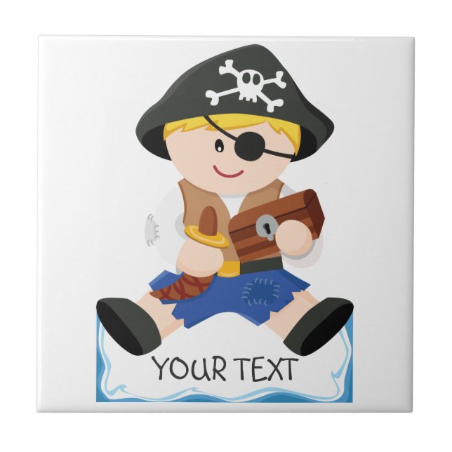 Cute little pirate tile (Front)