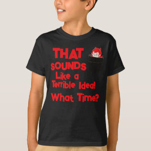 Cute Little Pocket Devil Custom Halloween Shirt