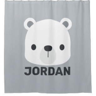 Cute Little Polar Bear with Personalized Name