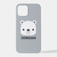 Cute Little Polar Bear with Personalized Name