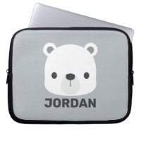 Cute Little Polar Bear with Personalized Name