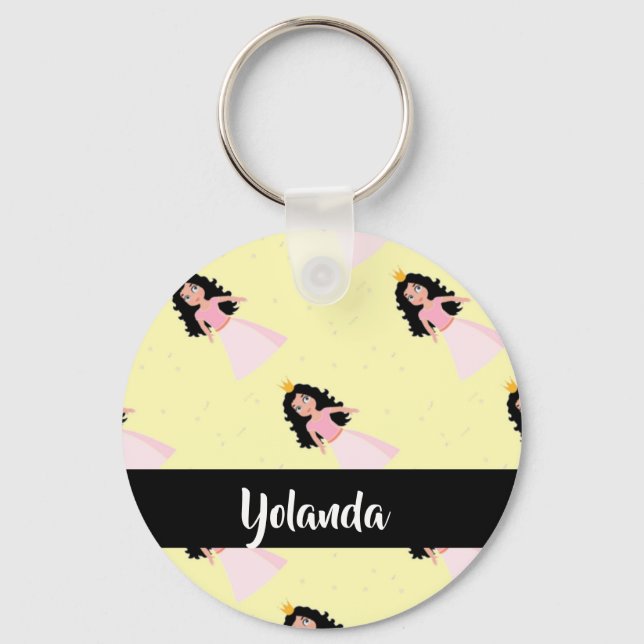 Cute little princess keychain (Front)
