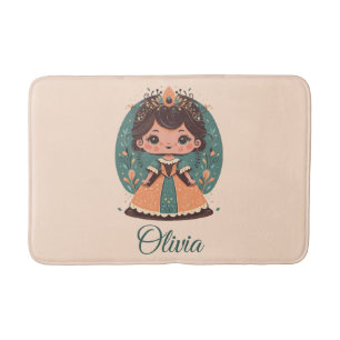 Cute Little Princess Personalized Bath Mat