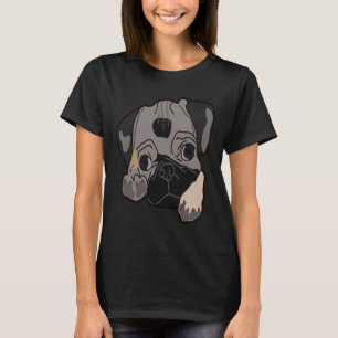 Cute Little Pug Looks Awesome Perfect Gift Idea Cl T-Shirt