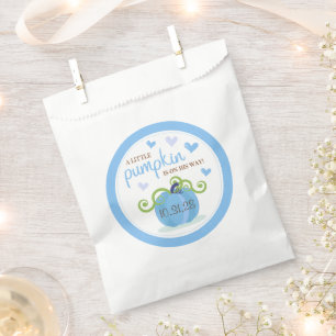 Cute Little Pumpkin Baby Shower Favour Bags