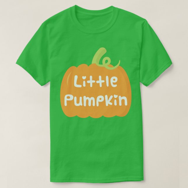 Cute Little Pumpkin T-Shirt (Design Front)