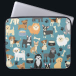 Cute Little Puppy Dog Pet Pattern Laptop Sleeve<br><div class="desc">Cute Little Puppy Dog Pet Pattern Laptop Sleeve.</div>