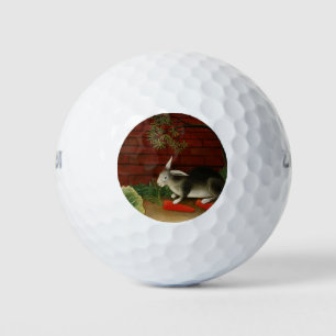 Cute Little Rabbit (Pet Animal) (Henri Rousseau) Golf Balls