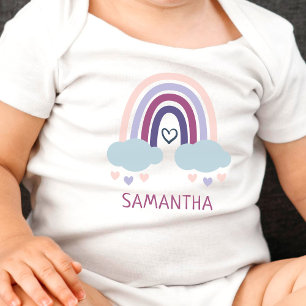 Cute Little Rainbow Baby Bodysuit
