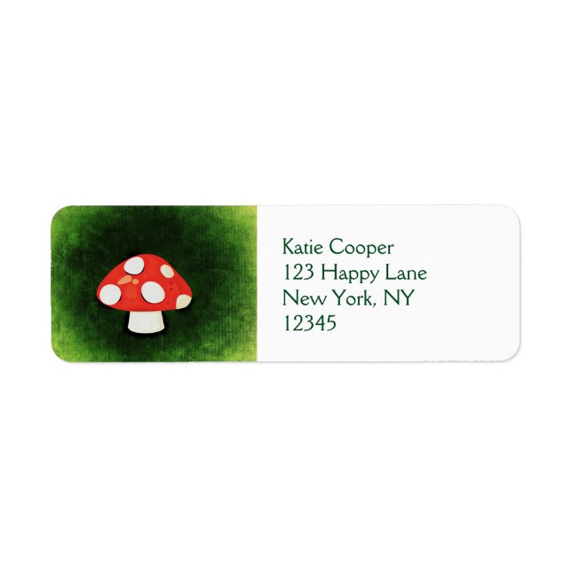 Cute Little Red Mushroom (Front)