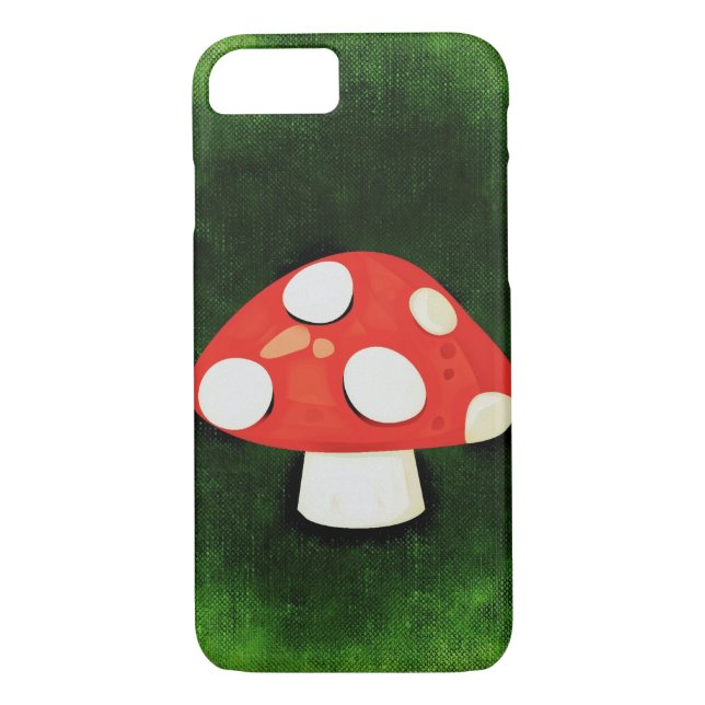 Cute Little Red Mushroom Case-Mate iPhone Case (Back)