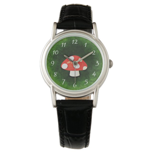 Cute Little Red Mushroom Watch (Front)
