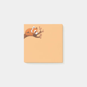 Cute Little Red Panda Post-it Notes
