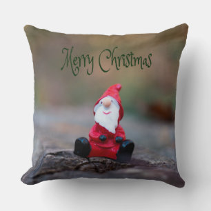 Cute Little Santa Clause Merry Christmas Throw Pillow