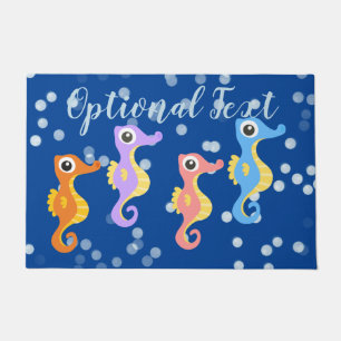 Cute Little Seahorses  Doormat