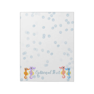 Cute Little Seahorses Notepad