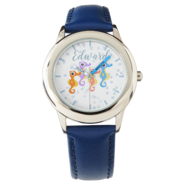Cute Little Seahorses   Watch (Front)