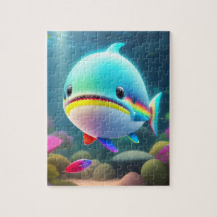 Cute Little Shark Jigsaw Puzzle