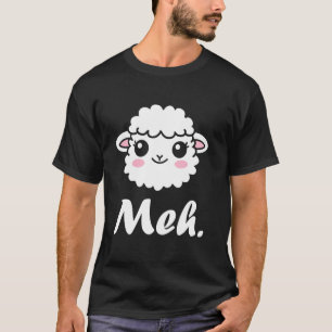 Cute Little Sheep quote simple animals meh Sheep T-Shirt