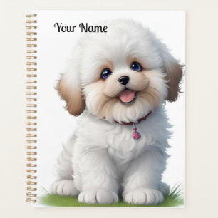 Cute Little Shih Tzu Puppy Dog Lover Planner