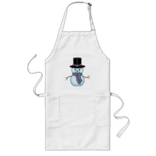 Cute Little Snowman Apron