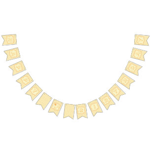 Cute Little Star First Birthday Bunting Flags