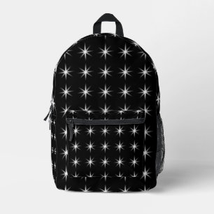 cute little stars printed backpack