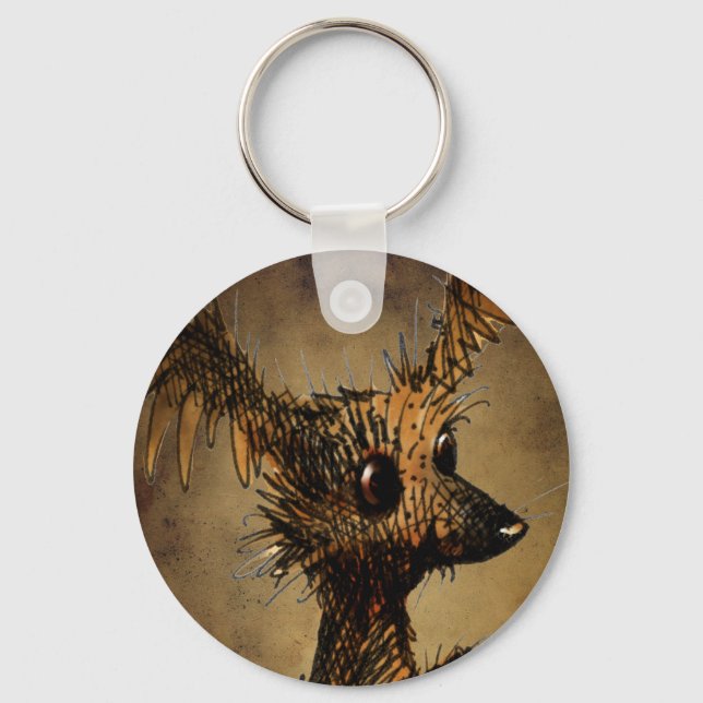 Cute Little Toy Dog Keychain (Front)