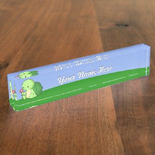 Cute Little Turtle Nameplate