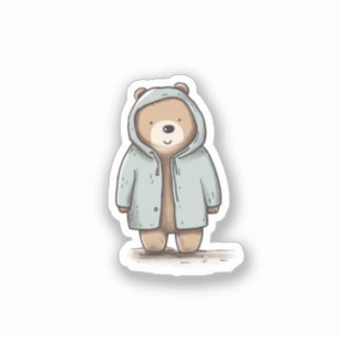 Cute Little Watercolor Bear