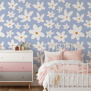 Cute Little White Flower Floral Wallpaper