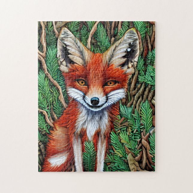 Cute Little wilderness Fox Jigsaw Puzzle (Vertical)
