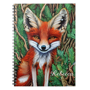 Cute Little wilderness Fox Notebook