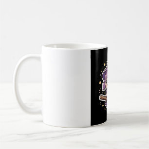 Cute Little Witch Broomstick Halloween Coffee Mug
