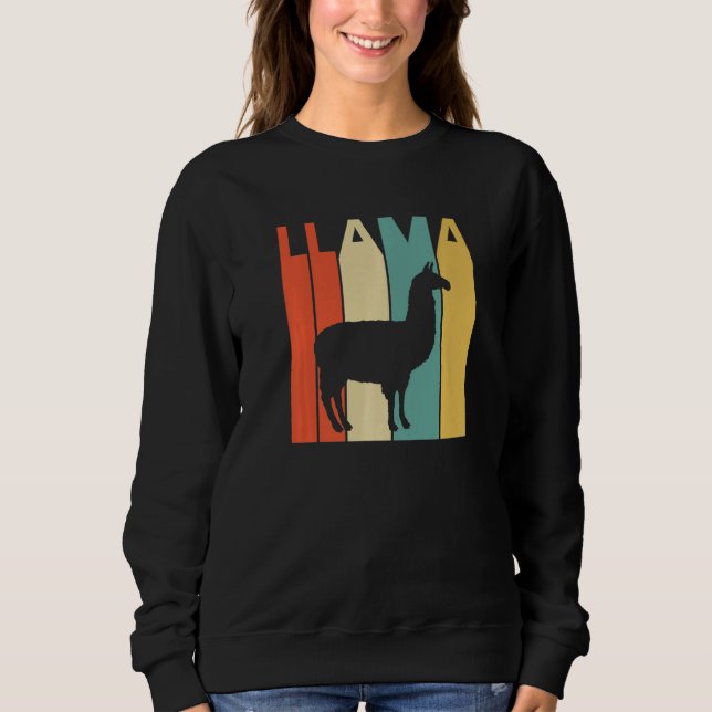 Cute Llama Animal   Sweatshirt (Front)