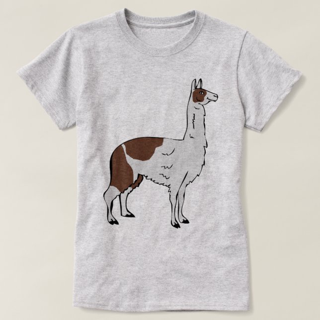 Cute Llama Design #9 T-Shirt (Design Front)