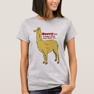 Cute Llama Design T-Shirt
