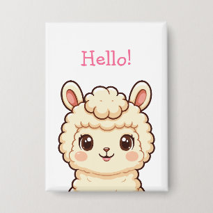Cute llama illustration design