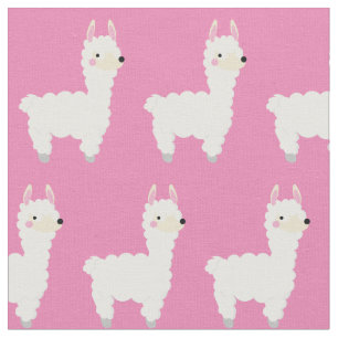 Cute Llama Kids Baby Fabric