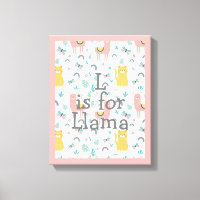 Cute llama Nursery Decor
