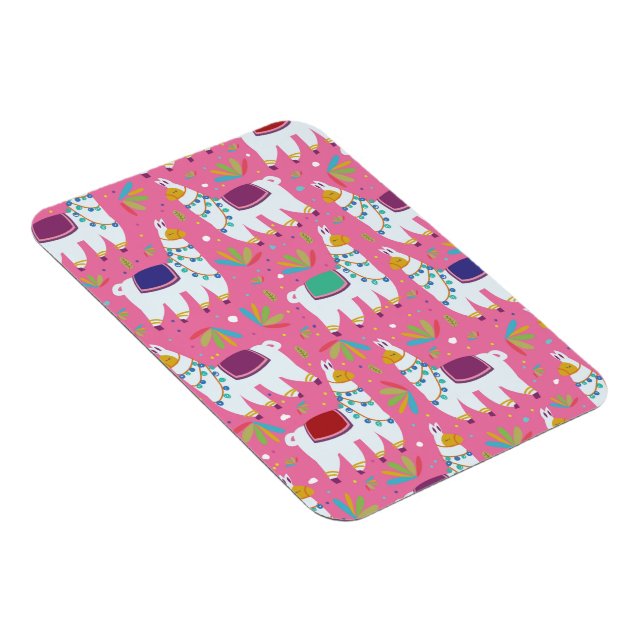 Cute Llama Pattern Magnet (Right Side)