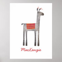 Cute Llama Personalized