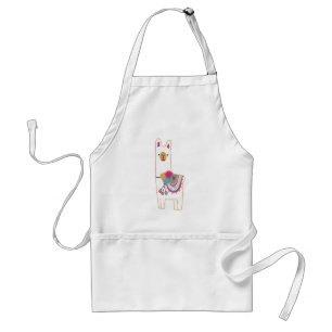 Cute llama standard apron