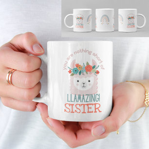  CUTE LLAMA You Are Amazing SISTER AUNT NIECE ANY Coffee Mug