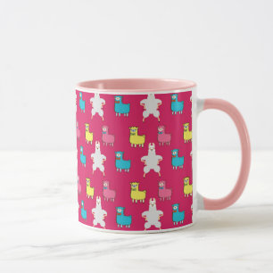 Cute llamas and Alpacas illustration Mug