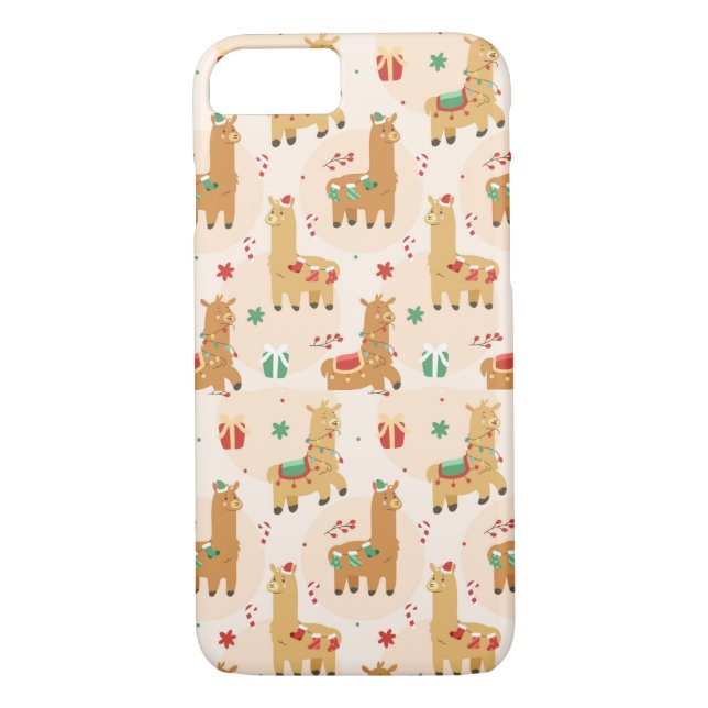Cute Llamas Case-Mate iPhone Case (Back)