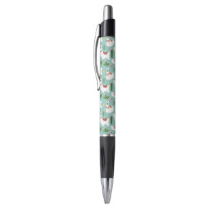 Cute Llamas On Teal Pattern Pen