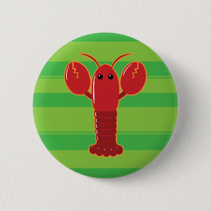 Cute Lobster 2 Inch Round Button
