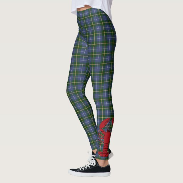 Cute lobster beach Nova Scotia leggings (Left)